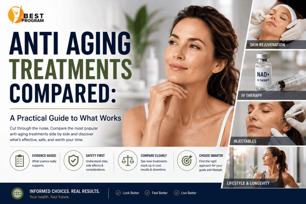 Anti Aging Treatments Compared A Practical Guide to What Works