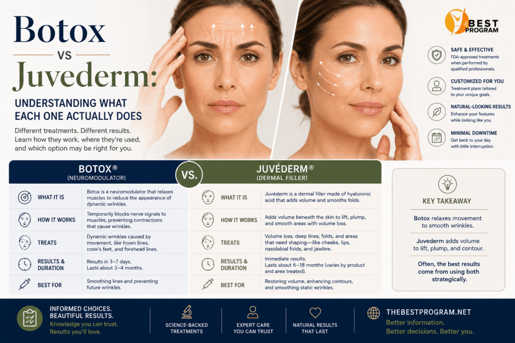 Botox vs Juvederm