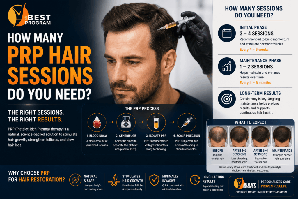 How Many PRP Hair Sessions Do You Need