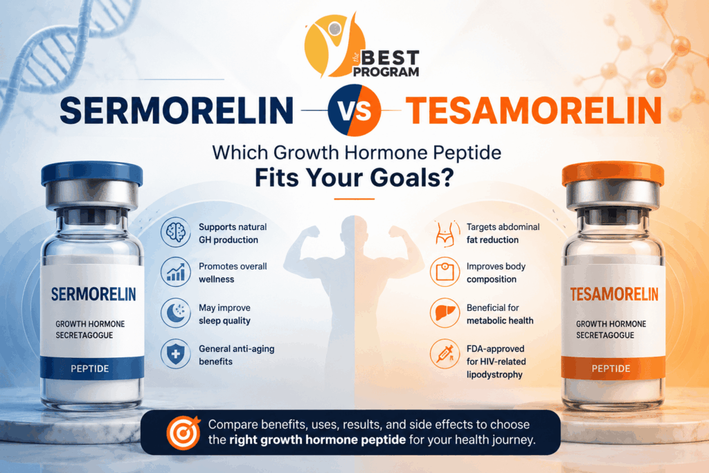 Sermorelin vs Tesamorelin Which Growth Hormone Peptide Fits Your Goals