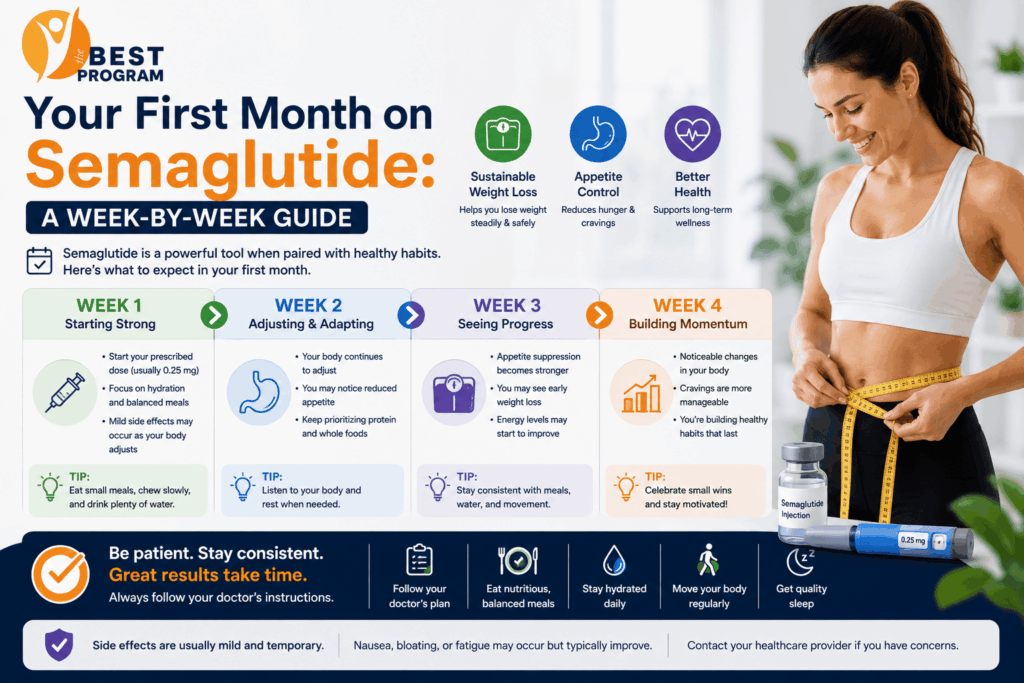 Your First Month on Semaglutide A Week-by-Week Guide