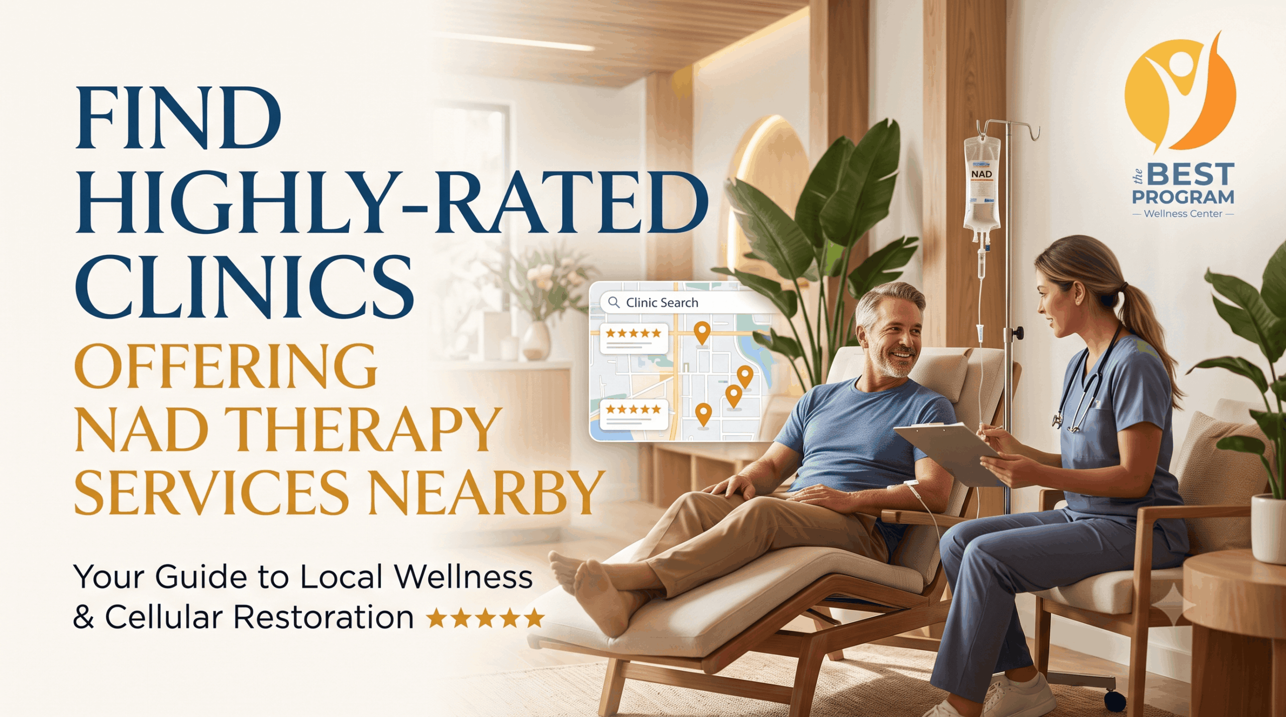 Find Highly-Rated Clinics Offering NAD Therapy Services Nearby