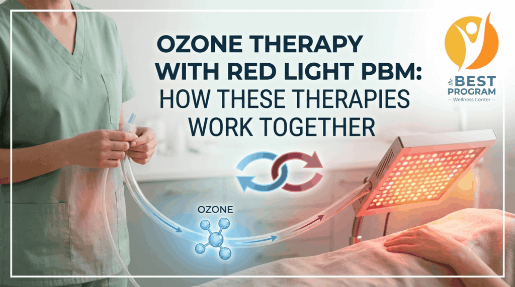 Ozone Therapy With Red Light PBM
